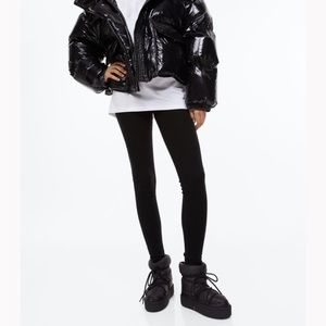 H&M laced padded winter boots size 6